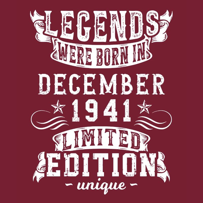 Date de naissance: Décembre 1941 année, Edition limitée