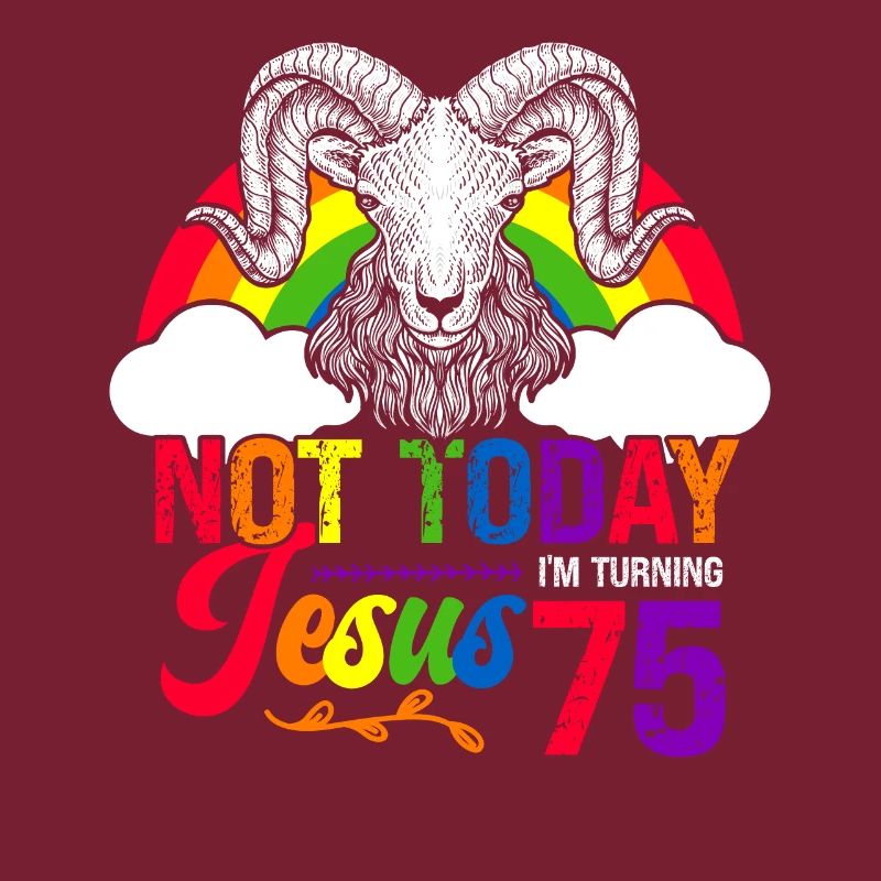 Nicht Heute Jesus Ich Werde 75 Regenbogenschaf