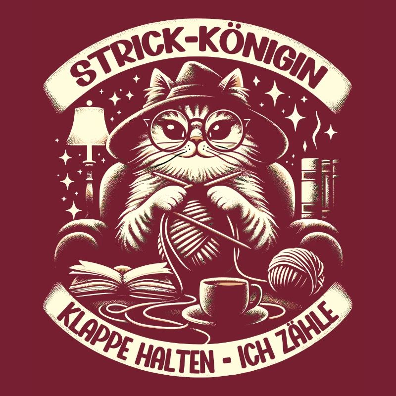 Stricken Strickerin Geschenk Wolle Geburtstag