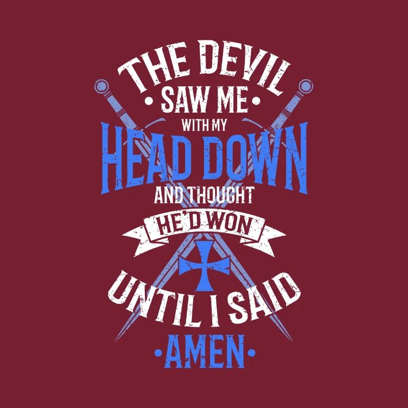The Devil Saw Me With My Head Down White / Blue