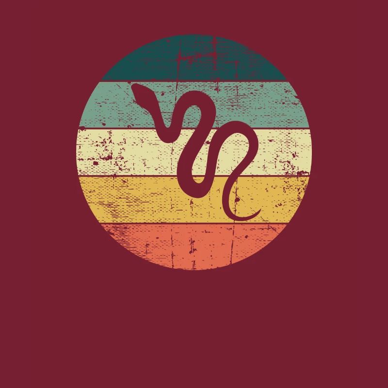 Snake Retro Reptile Python Gift idea