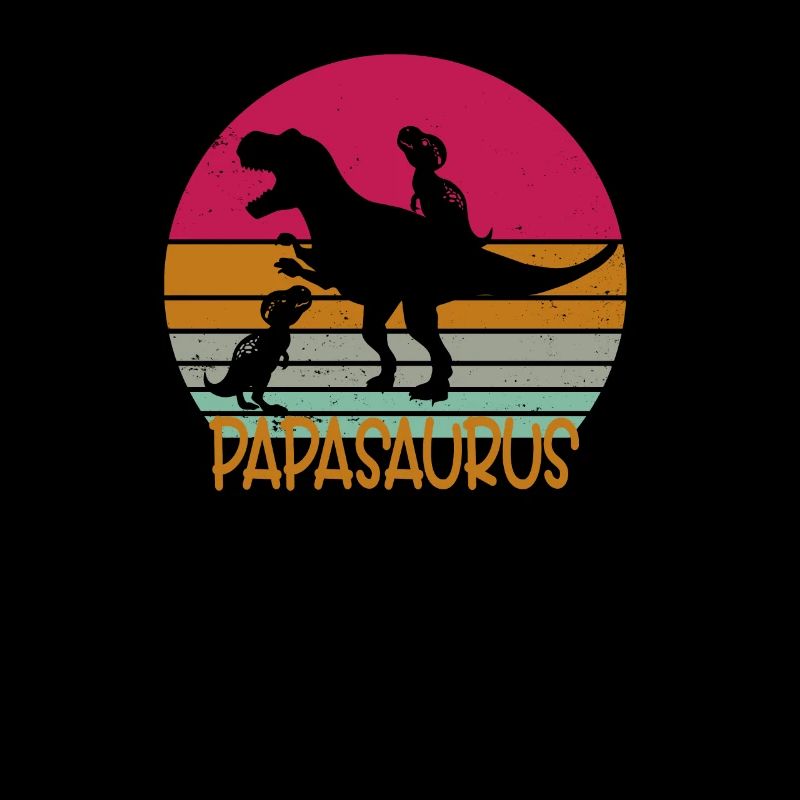 papasaurus rex Dinosaurier trex papa geschenk