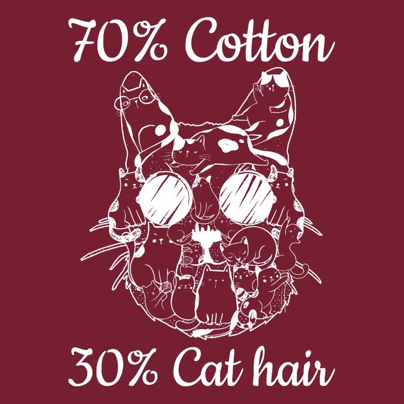 Propriétaire de chat Funny Cats - 70% Coton 30% CatHaa