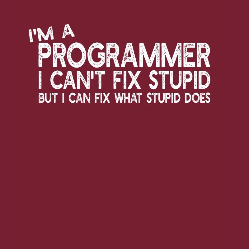 Je suis un programmeur que je ne peux pas réparer stupide - Programmeur H