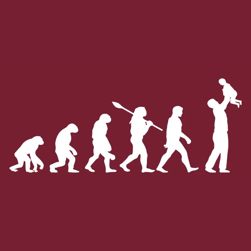 Évolution Du Singe Au Papa Cadeau