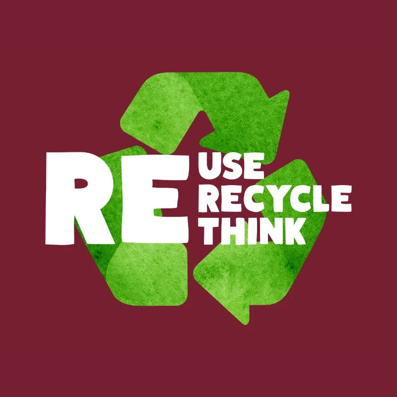 Reuse Recycle Rethink Sustainability Environment Climate