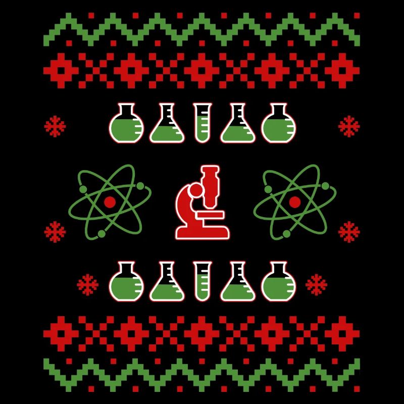 Ugly Christmas Pullover Sweatshirt Science