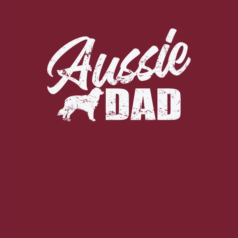 Aussie Dad Australian Shepherd Hund Haustier