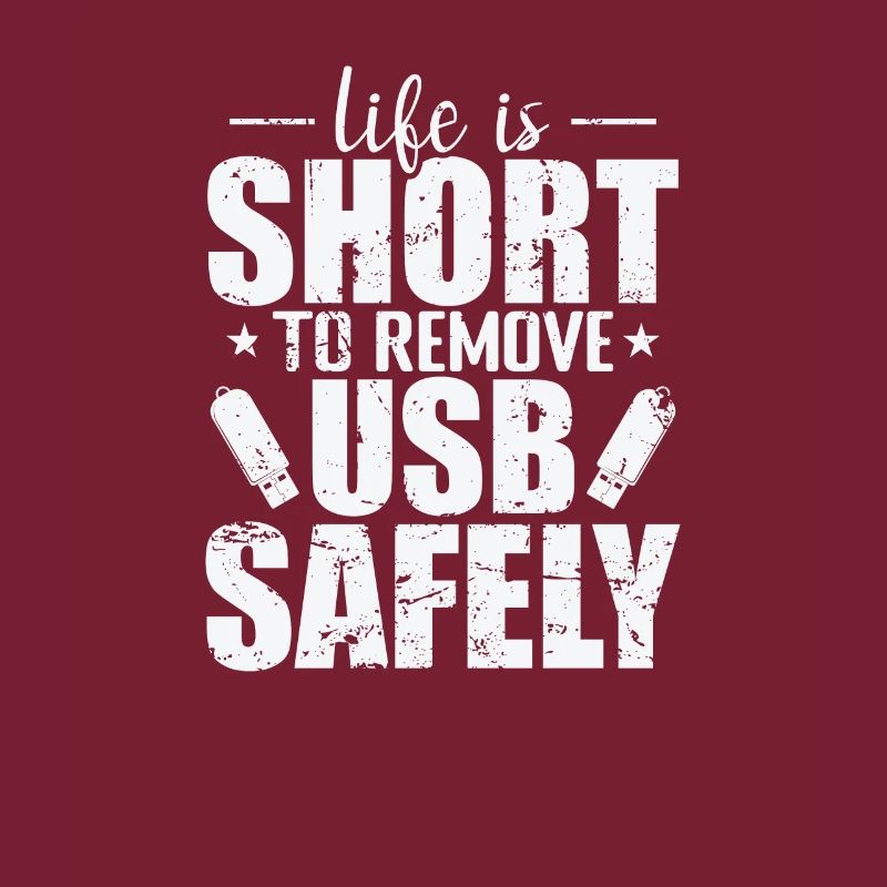 Life is Short to Remove USB Safely Disk