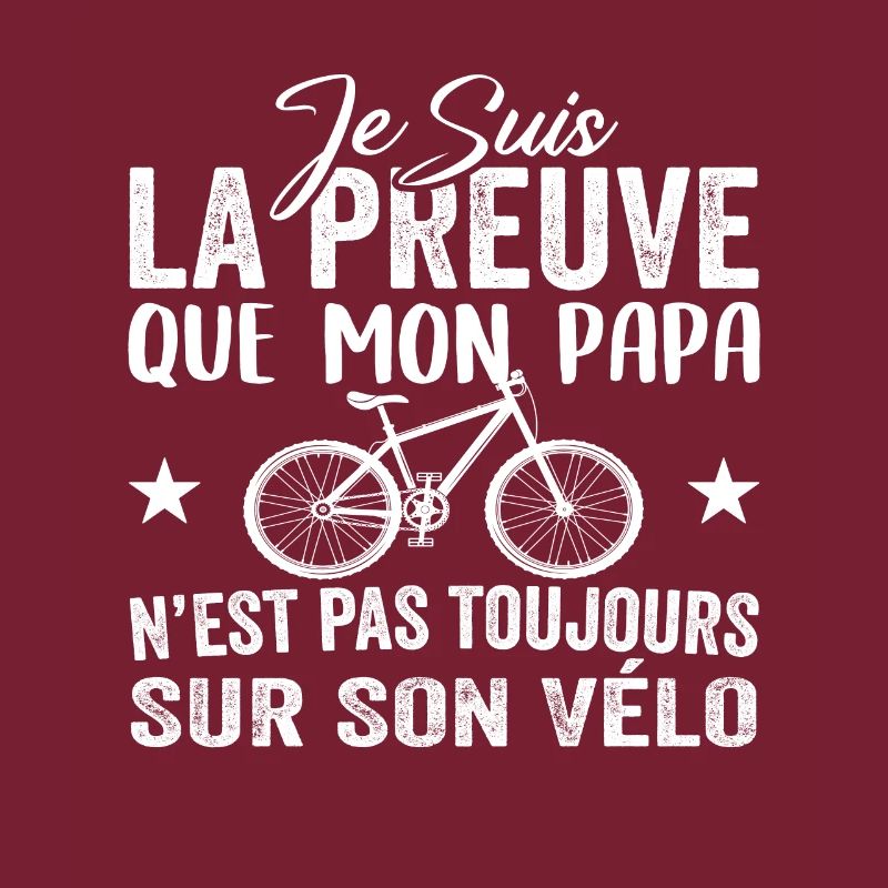 Papa cycliste cyclisme Bébé Nourrisson Naissance