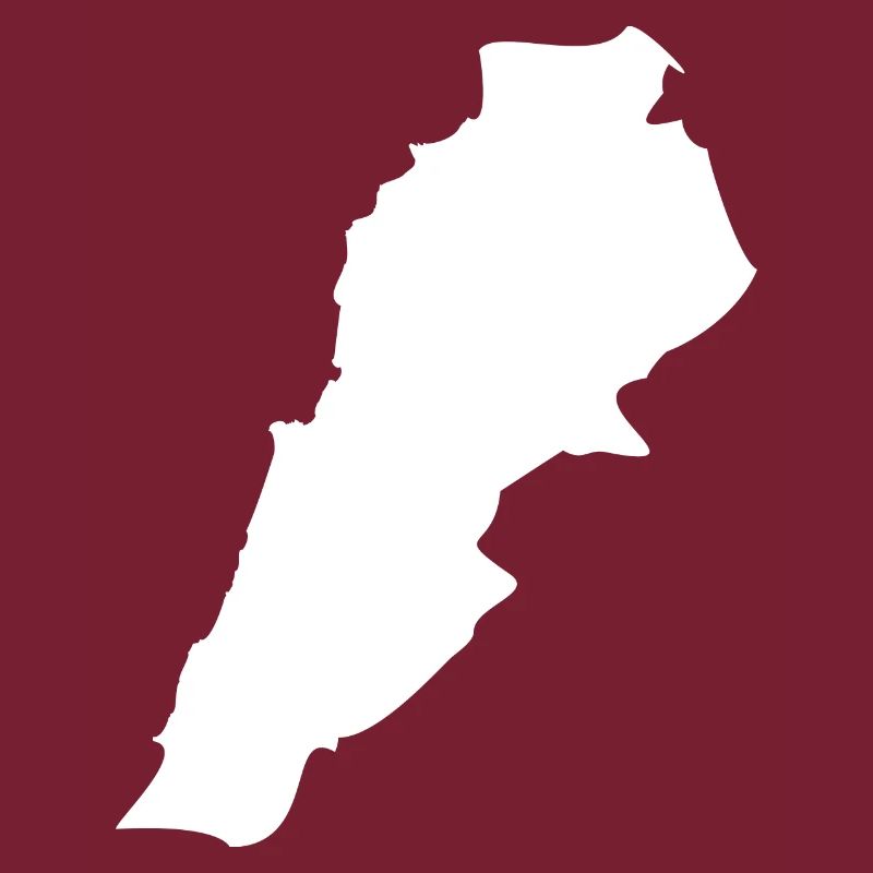 Drapeau de la carte du Liban