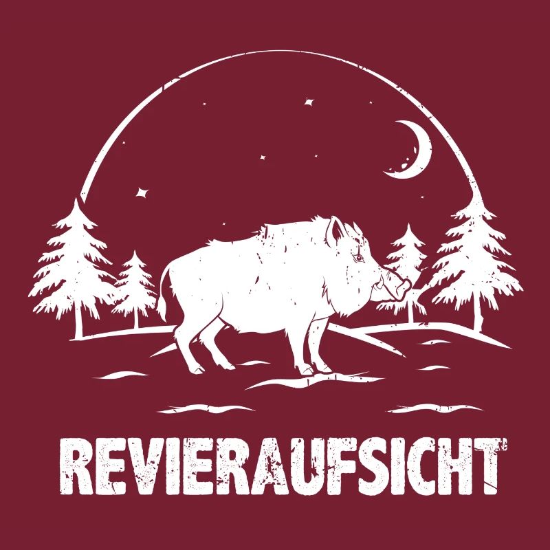 Jäger Jagd Geschenkidee Revieraufsicht Wildschwein