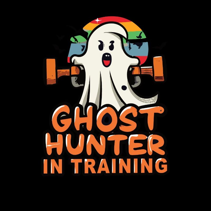 Paranormal investigator Ghost Hunter in training