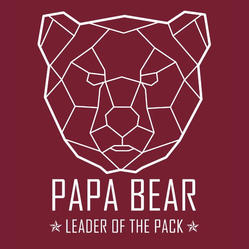 Polygon Bär Geometrisch Tier Berlin Papa Bär Bear