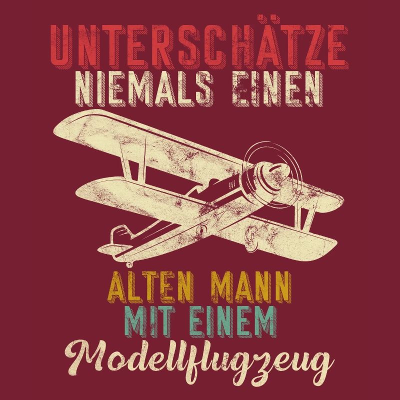 Modellflugzeug Modellbau Flugzeugmodell Spruch Opa