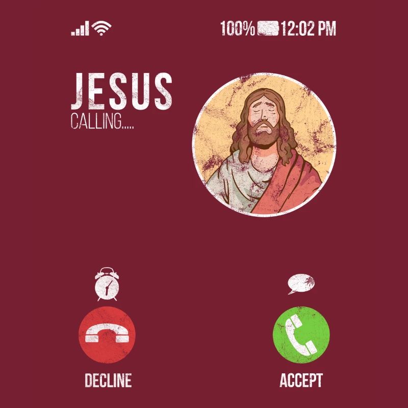 Jesus Is Calling - Jesus Ruft An Lustiges Geschenk