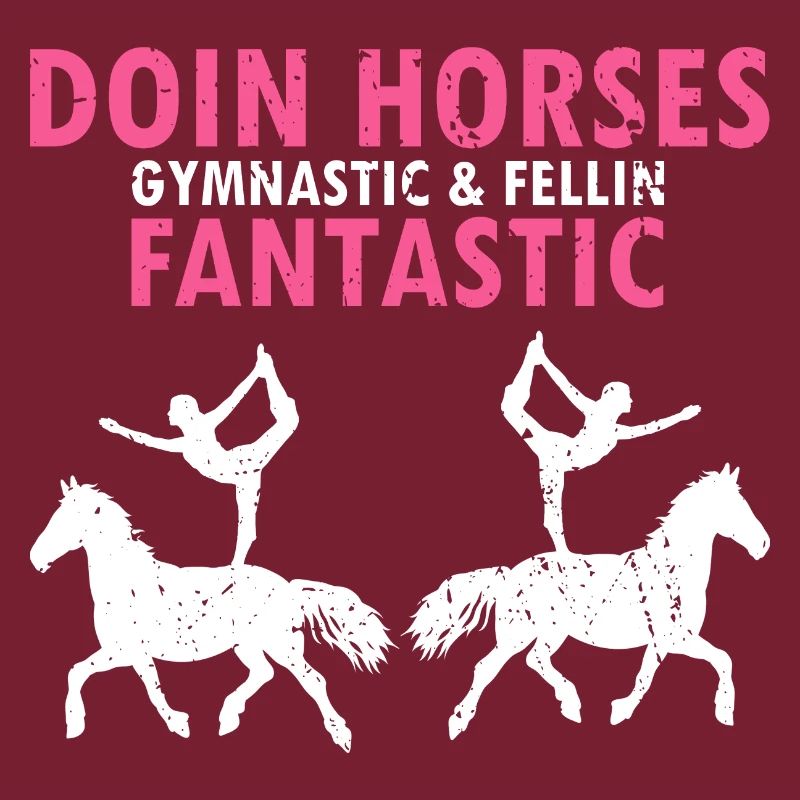 Conception acrobatique de voûte et cheval équestre