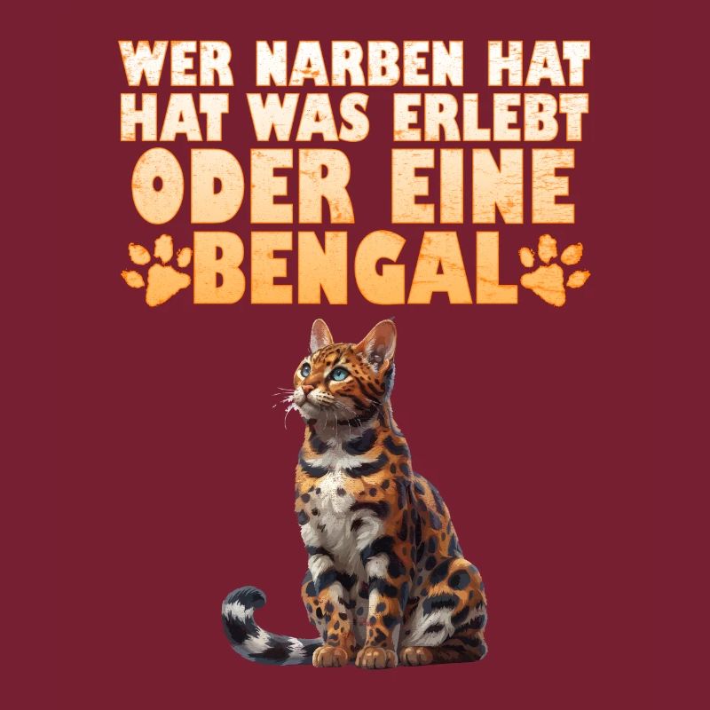 Bengalkatze WER NARBEN HAT HAT WAS ERLEBT ODER