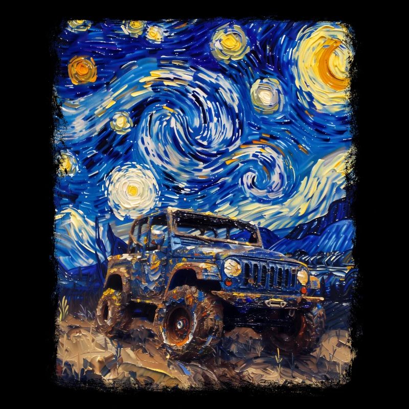 Mud Bogging Mudding Mud Racing Sternennacht Malere