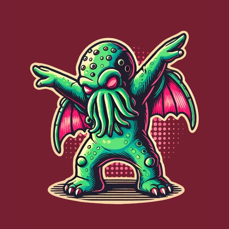 Funny Dancing Cthulhu