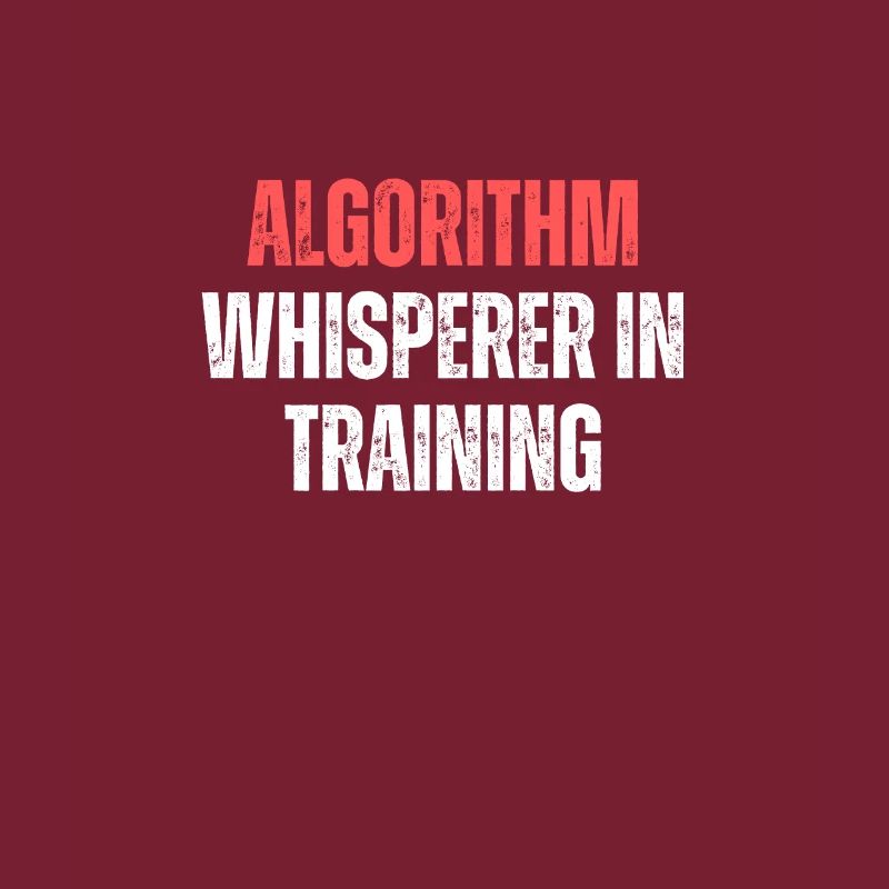 Chuchoteur d’algorithme en formation Drôle de technologie de codage
