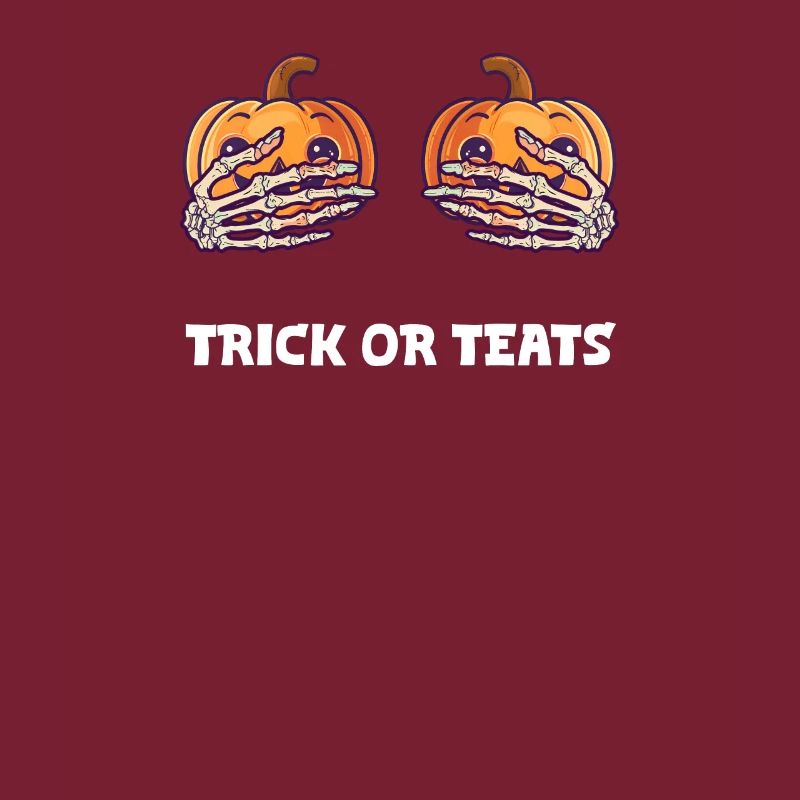 Halloween Brusttrick oder Zitzen