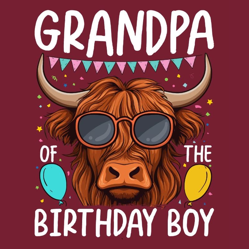 Papi du garçon d’anniversaire