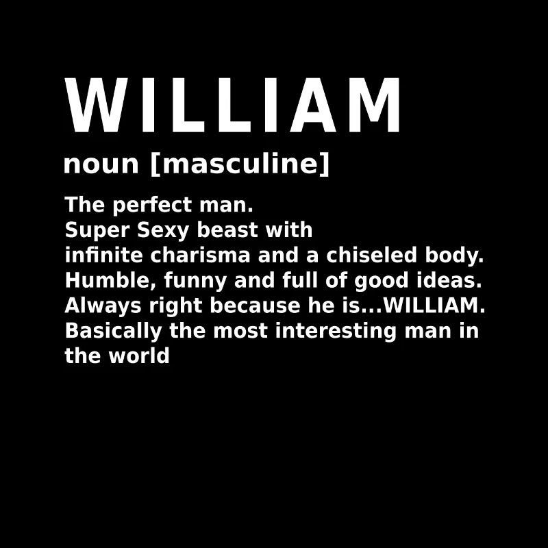 William Name Gift