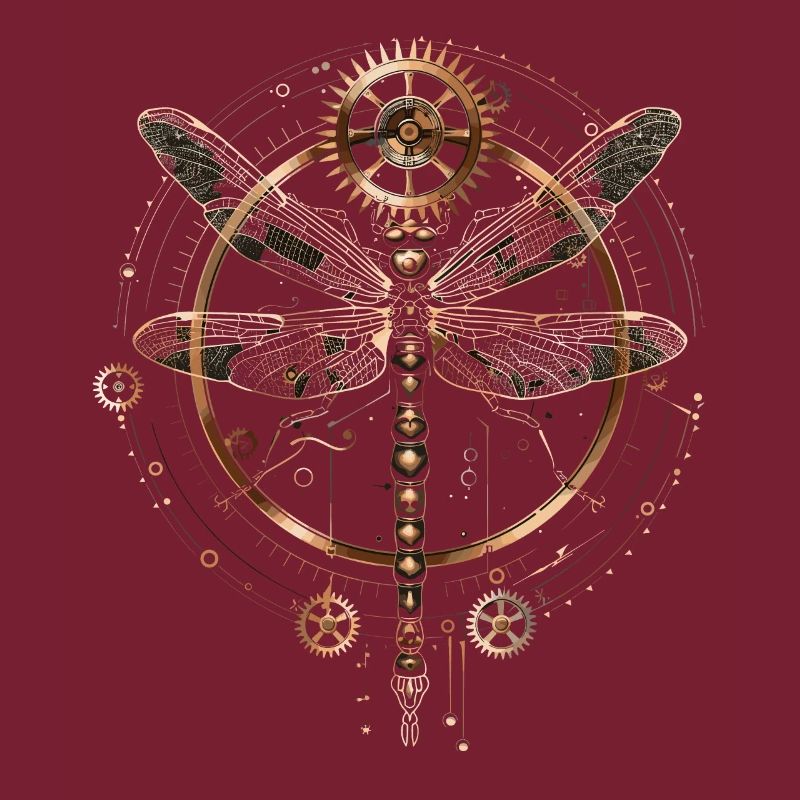 Libellule steampunk