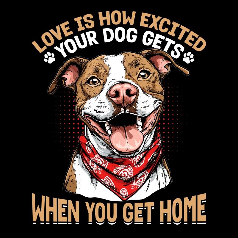 Propriétaire de chien Pitbull Terrier