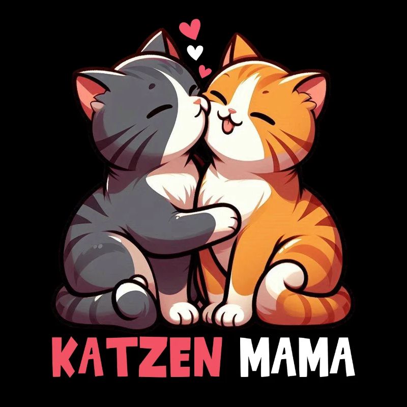 Katzen Mama Muttertag Elternteil Mama