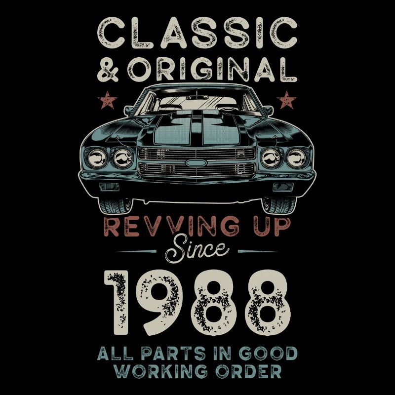 Geboren 1988 Geburtstag Oldtimer