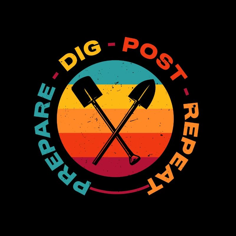 Zaunbauer Zaunfiteur Prepare Dig Post Repeat