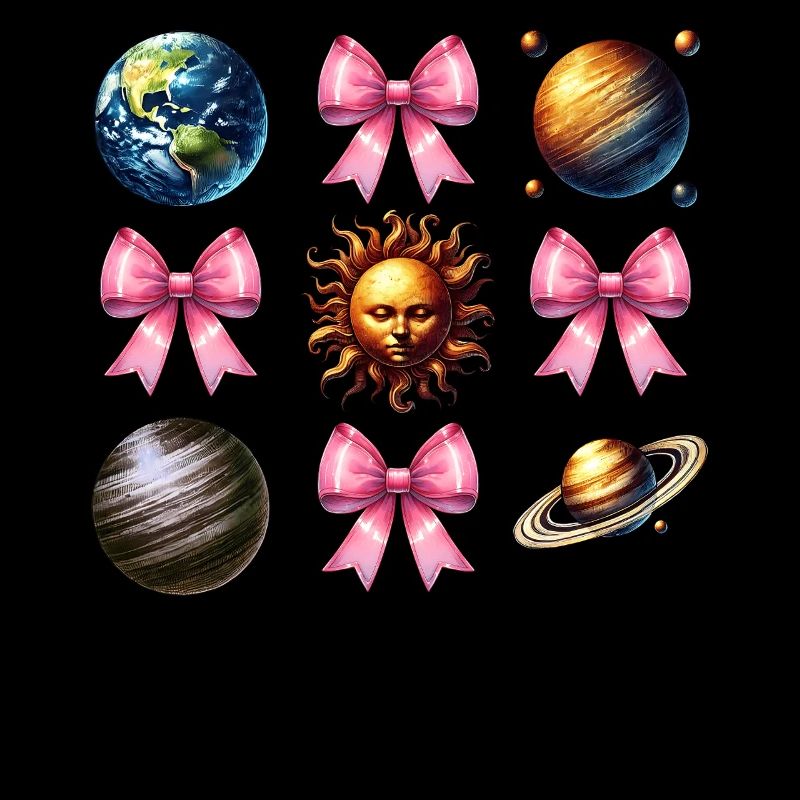Coquettish Arc Solar System Sun Planets