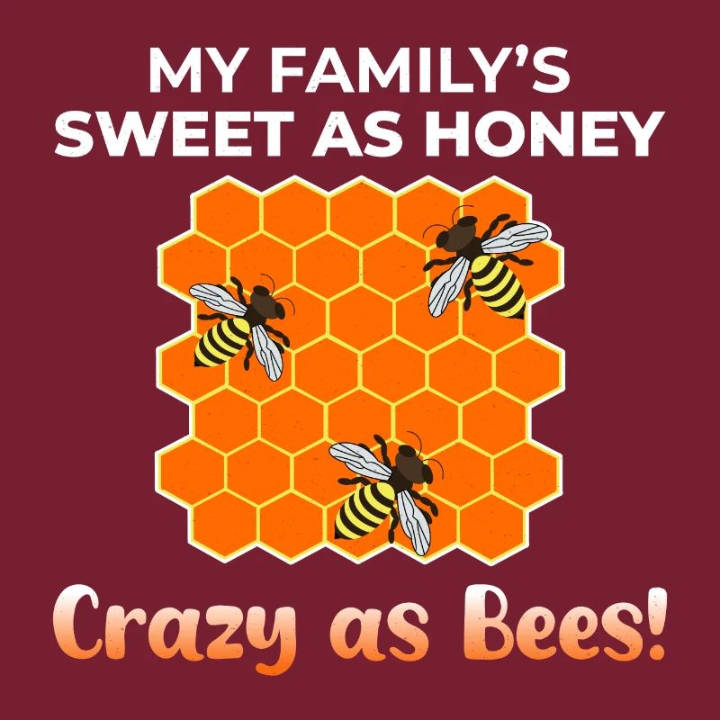 Honeybee Dad Beekeeper Beekeeping Insect Mom