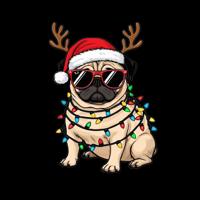 Weihnachts Mops