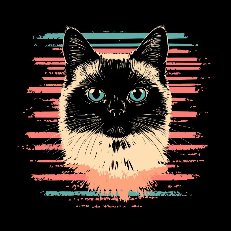 Birma Katze Vintage
