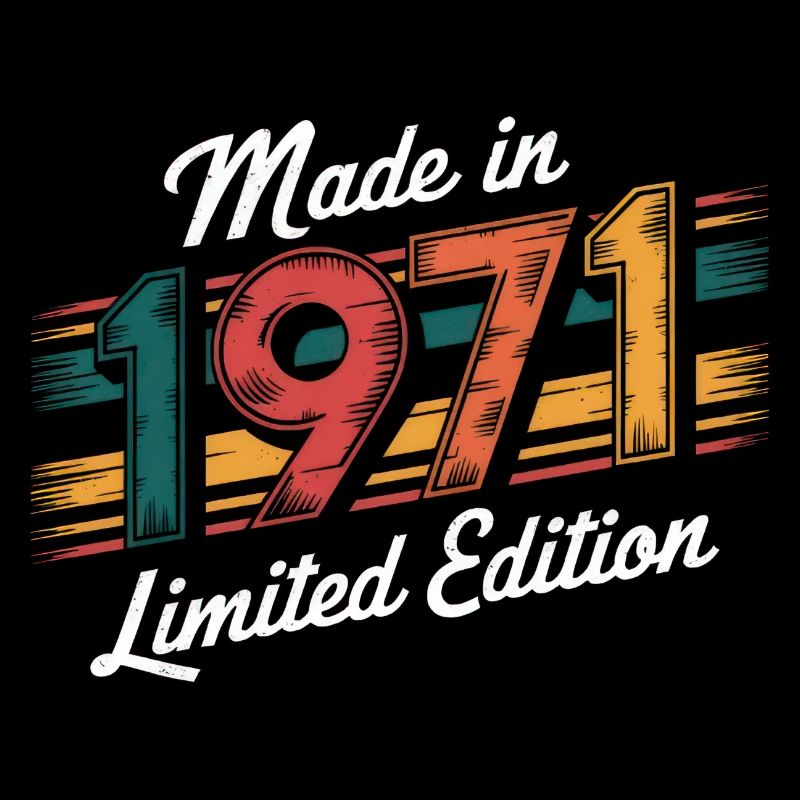 Made In 1971 Limited Edition - 54. Geburtstag