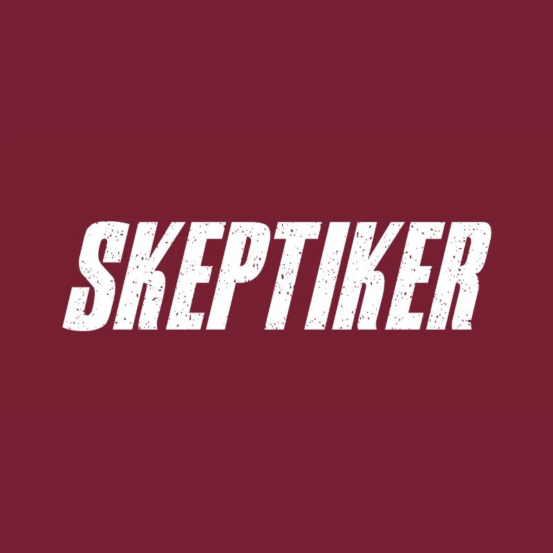 Skeptiker Statement Design Geschenkidee