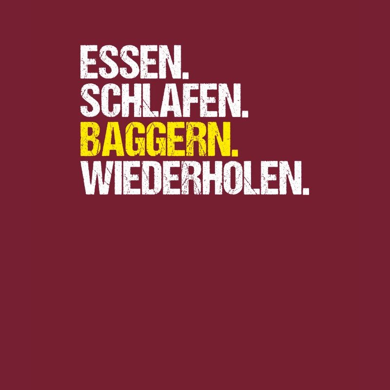 Baggerfahrer Baggerführer Heavy Equipment Operator