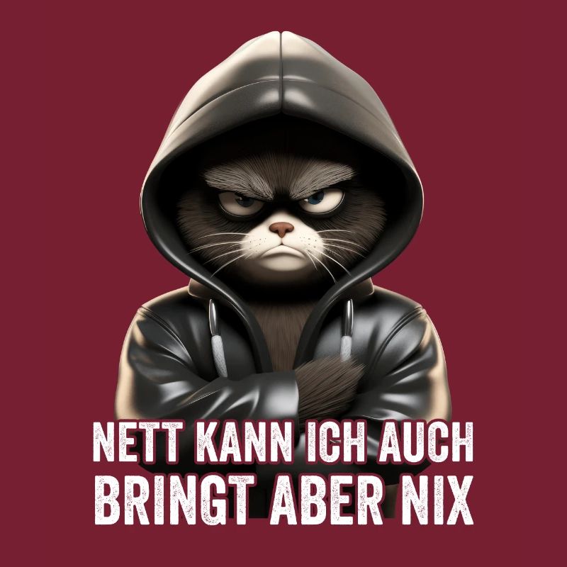 Lustige Mürrische Katze Mit Spruch Geschenk