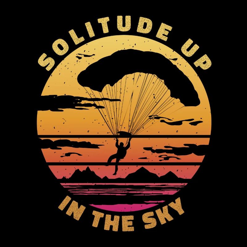 Solitude up in the Sky - Paragliding Spruch