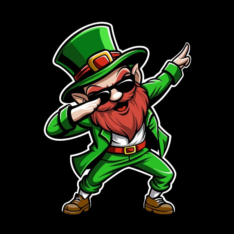 Dabbing Leprechaun - Saint-Patrick - Irlande