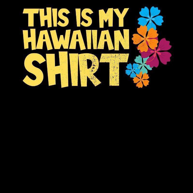 Ceci est mon design de fleur de chemise hawaïenne pour