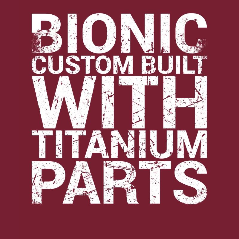 Bionic Custom Construit avec des pièces en titane Genou-hanche