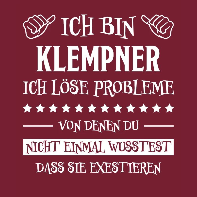 Klempner Beruf Lustiger Spruch Klempner Geschenk