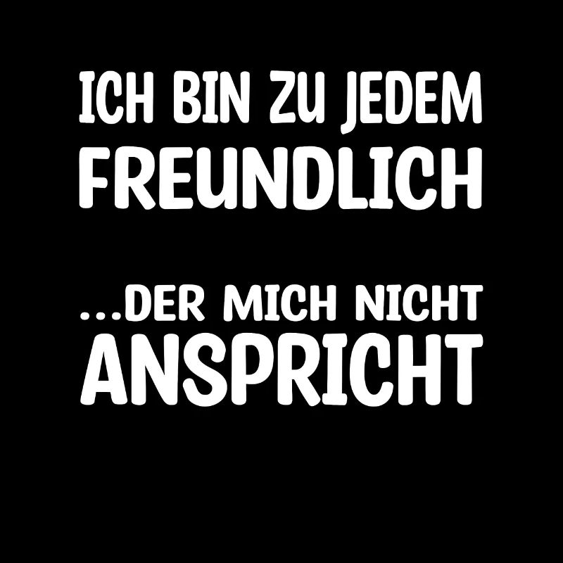 Bitte nicht ansprechen