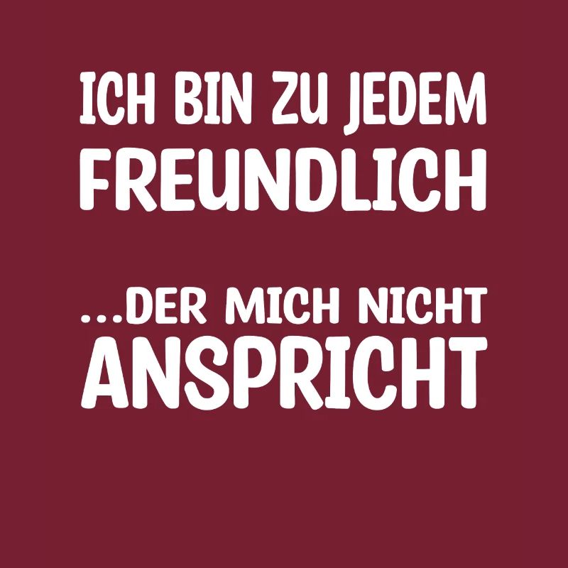 Bitte nicht ansprechen