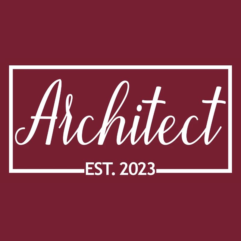 Architecte Est. 2023 Étudiant Architecte Diplômé