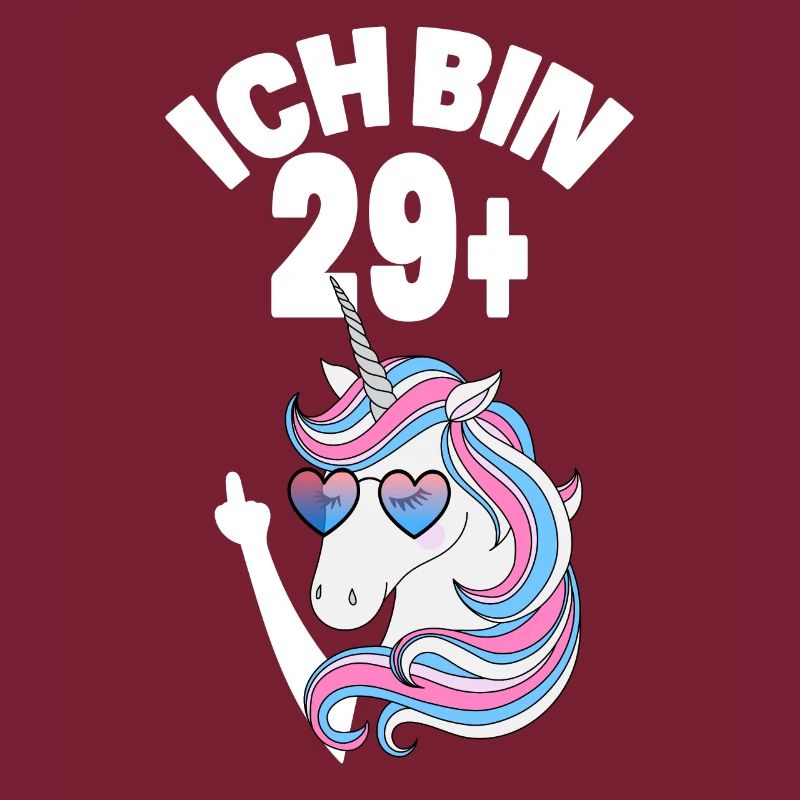 Einhorn Ich Bin 29 Plus 30. Geburtstag Geschenk